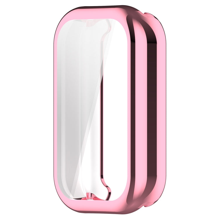 For Redmi Band 2 Full Package TPU Electroplated Watch Protective Case(Pink)