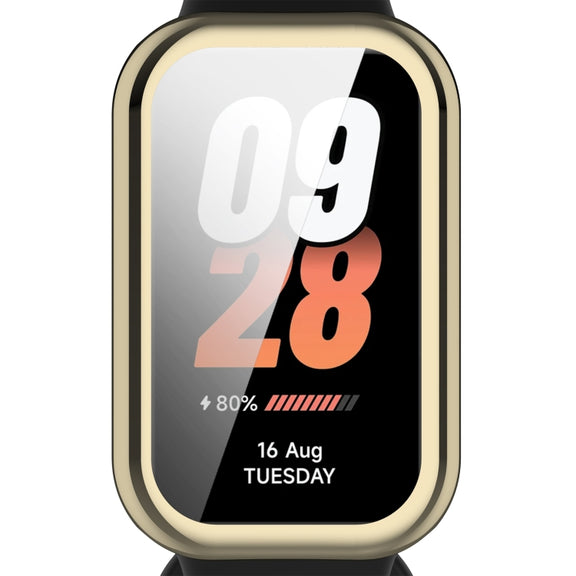 For Redmi Band 2 Full Package TPU Electroplated Watch Protective Case(Light Gold)
