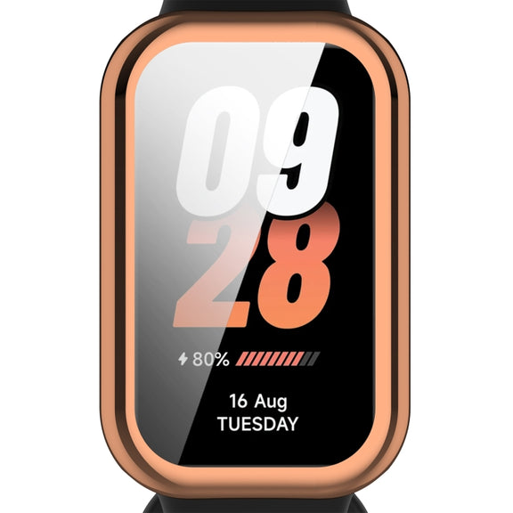 For Redmi Band 2 Full Package TPU Electroplated Watch Protective Case(Rose Gold)