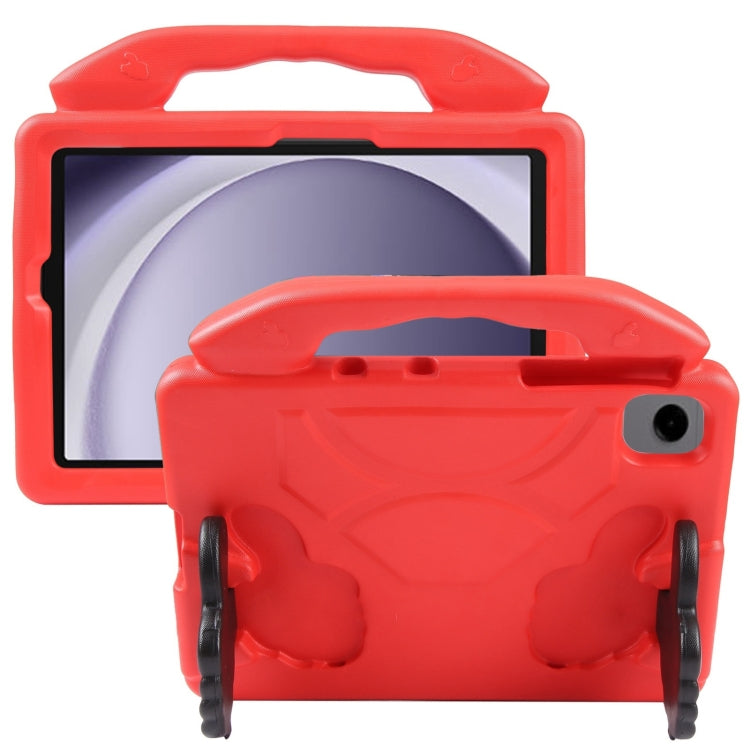 For Samsung Galaxy Tab A9+ 10.95 2023 Thumb Bracket EVA Shockproof Tablet Case(Red) - Galaxy Tab A9+ by PMC TechLife | Online Shopping South Africa | PMC TechLife