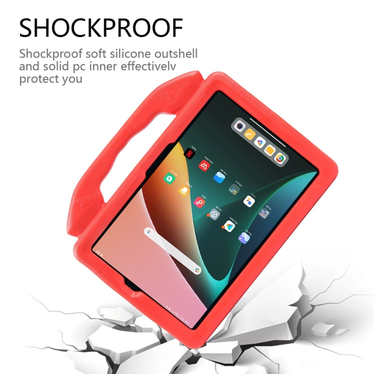 For Samsung Galaxy Tab A9+ 10.95 2023 Thumb Bracket EVA Shockproof Tablet Case(Red) - Galaxy Tab A9+ by PMC TechLife | Online Shopping South Africa | PMC TechLife