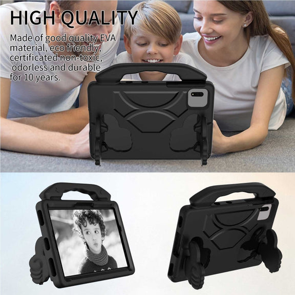 For Samsung Galaxy TAB S9 11 X710 2023 Thumb Bracket EVA Shockproof Tablet Case(Black)