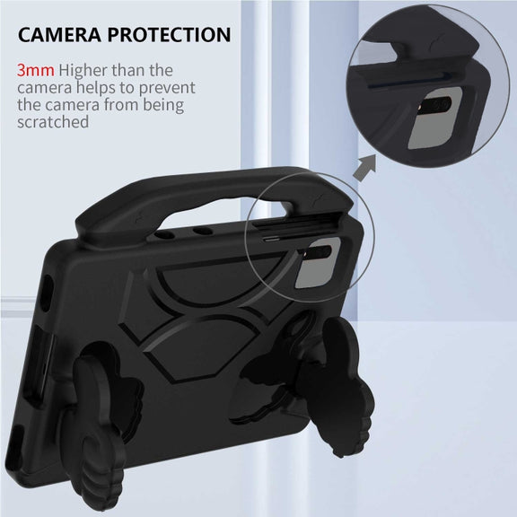 For Samsung Galaxy TAB S9 11 X710 2023 Thumb Bracket EVA Shockproof Tablet Case(Black)