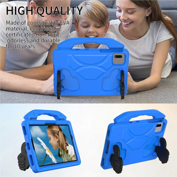 For Samsung Galaxy TAB S9 11 X710 2023 Thumb Bracket EVA Shockproof Tablet Case(Blue)