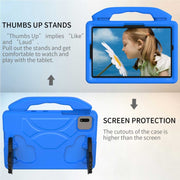 For Samsung Galaxy TAB S9 11 X710 2023 Thumb Bracket EVA Shockproof Tablet Case(Blue)