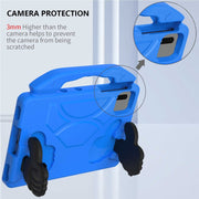 For Samsung Galaxy TAB S9 11 X710 2023 Thumb Bracket EVA Shockproof Tablet Case(Blue)