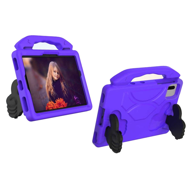For Samsung Galaxy TAB S9 11 X710 2023 Thumb Bracket EVA Shockproof Tablet Case(Purple) - free shipping - PMC Jewellery - Order now!
