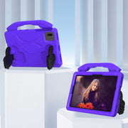 For Samsung Galaxy TAB S9 11 X710 2023 Thumb Bracket EVA Shockproof Tablet Case(Purple)