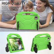 For Samsung Galaxy TAB S9 11 X710 2023 Thumb Bracket EVA Shockproof Tablet Case(Green)