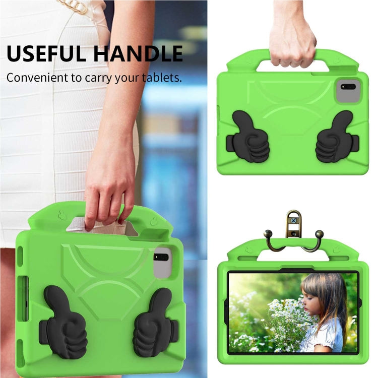 For Samsung Galaxy TAB S9 11 X710 2023 Thumb Bracket EVA Shockproof Tablet Case(Green)