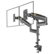 NORTH BAYOU NB H180 FP-2 Laptop Gas Spring Full Motion Dual Arm Clamp 22 - 32 inch LCD TV Monitor Desk Holder - Laptop Stand by PMC TechLife | Online Shopping South Africa | PMC TechLife | Buy Now Pay Later Mobicred