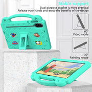 For Honor Pad X9 / X9 2024 Handle Kickstand Children EVA Shockproof Tablet Case(Mint Green)