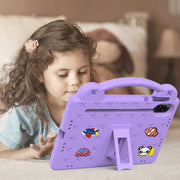 For Honor Pad X9 / X9 2024 Handle Kickstand Children EVA Shockproof Tablet Case(Light Purple)