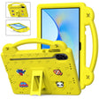 For Honor Pad X9 / X9 2024 Handle Kickstand Children EVA Shockproof Tablet Case(Yellow) - Honor by PMC TechLife | Online Shopping South Africa | PMC TechLife | Buy Now Pay Later Mobicred