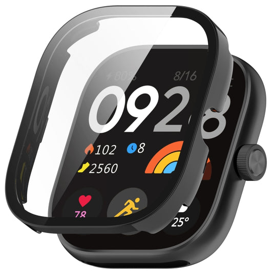 For Redmi Watch 4 Tempered Film Integrated PC Watch Protective Case(Black) - free shipping - PMC Jewellery - Order now!