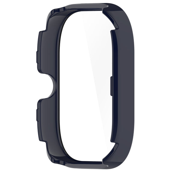 For Redmi Watch 4 Tempered Film Integrated PC Watch Protective Case(Ink Blue)