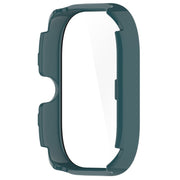For Redmi Watch 4 Tempered Film Integrated PC Watch Protective Case(Pine Green)