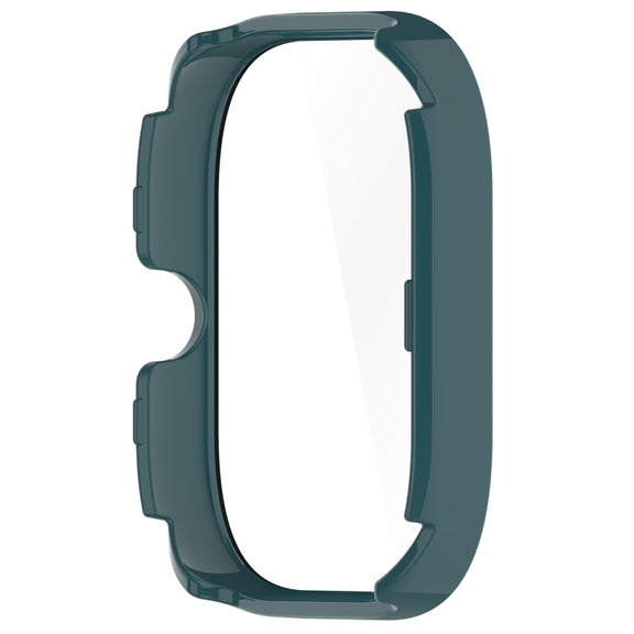 For Redmi Watch 4 Tempered Film Integrated PC Watch Protective Case(Pine Green)