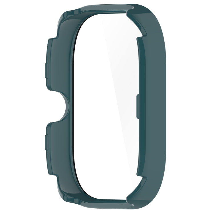 For Redmi Watch 4 Tempered Film Integrated PC Watch Protective Case(Pine Green)