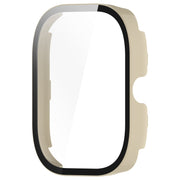 For Redmi Watch 4 Tempered Film Integrated PC Watch Protective Case(White)