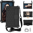 For Alcatel Joy Tab2 2020 / 3T 8.0 Honeycomb EVA Hybrid PC Tablet Case with Strap(Black+Black) - Others by PMC TechLife | Online Shopping South Africa | PMC TechLife | Buy Now Pay Later Mobicred