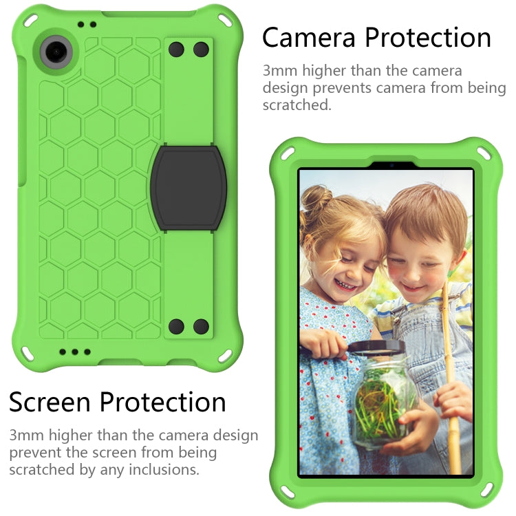 For Alcatel Joy Tab2 2020 / 3T 8.0 Honeycomb EVA Hybrid PC Tablet Case with Strap(Green+Black) - Others by PMC TechLife | Online Shopping South Africa | PMC TechLife | Buy Now Pay Later Mobicred