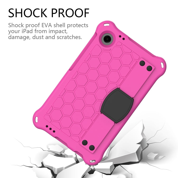 For Alcatel Joy Tab2 2020 / 3T 8.0 Honeycomb EVA Hybrid PC Tablet Case with Strap(Rose Red+Black) - Others by PMC TechLife | Online Shopping South Africa | PMC TechLife | Buy Now Pay Later Mobicred