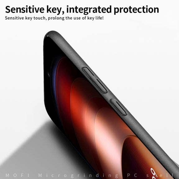 For vivo iQOO Neo9 /Neo9 Pro MOFI Fandun Series Frosted PC Ultra-thin All-inclusive Phone Case(Black)