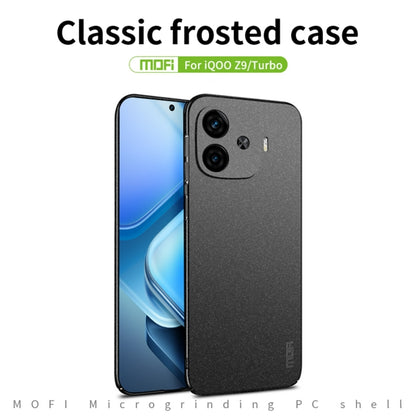 For vivo iQOO Z9 Turbo / iQOO Z9 MOFI Fandun Series Frosted PC Ultra-thin All-inclusive Phone Case(Gray) - free shipping - PMC Jewellery - Order now!