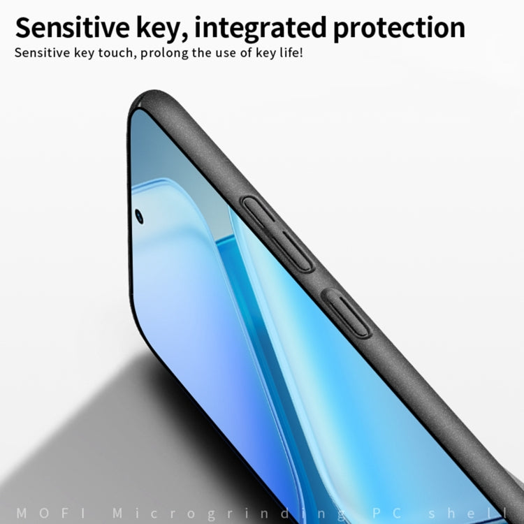 For vivo iQOO Z9 Turbo / iQOO Z9 MOFI Fandun Series Frosted PC Ultra-thin All-inclusive Phone Case(Gray) - free shipping - PMC Jewellery - Order now!