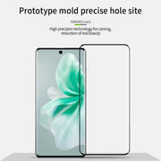 For vivo S18 / S18 Pro PINWUYO 9H 3D Hot Bending Tempered Glass Film(Black)