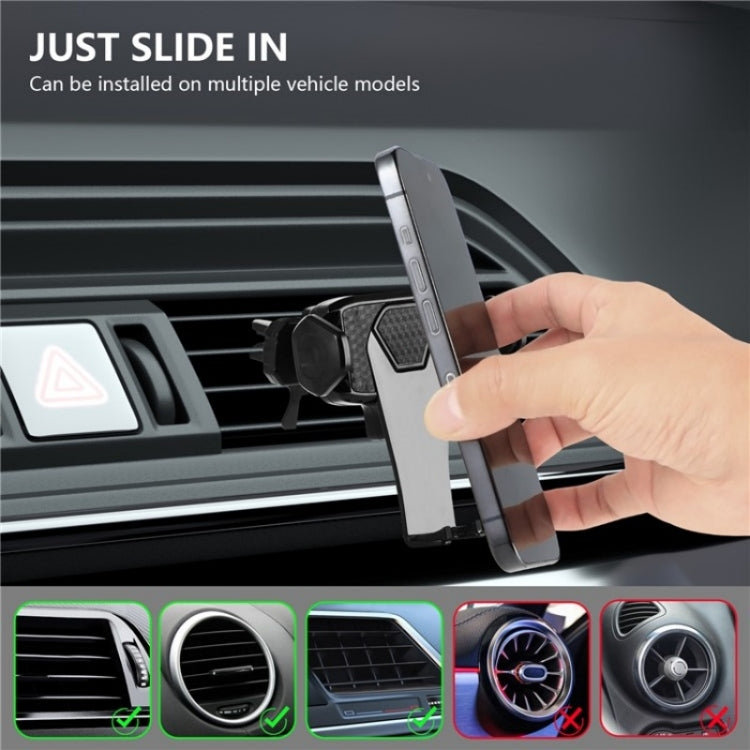 360 Degree Rotation Mobile Phone Holder Bracket Car Air Outlet Clip Mount - Car Holders by PMC TechLife | Online Shopping South Africa | PMC TechLife | Buy Now Pay Later Mobicred