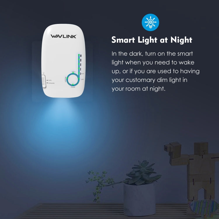 WAVLINK WN576K1 AC1200 Household WiFi Router Network Extender Dual Band Wireless Repeater, Plug:AU Plug (White) - free shipping - PMC Jewellery - Order now!