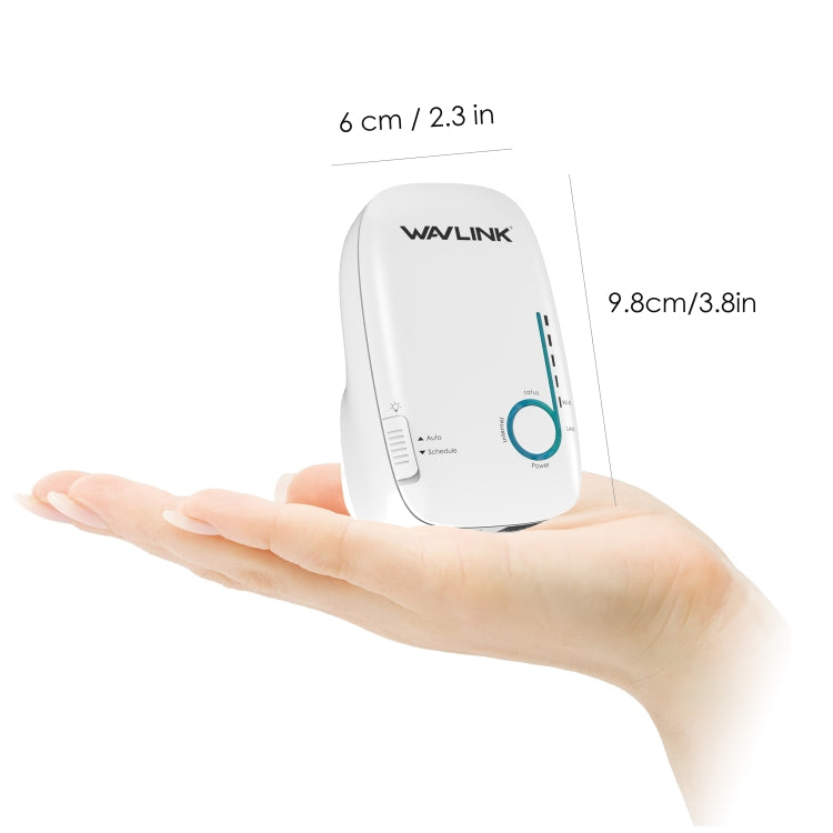 WAVLINK WN576K1 AC1200 Household WiFi Router Network Extender Dual Band Wireless Repeater, Plug:AU Plug (White) - free shipping - PMC Jewellery - Order now!