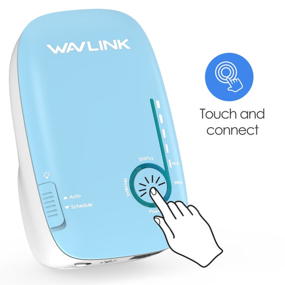 WAVLINK WN576K2 AC1200 Household WiFi Router Network Extender Dual Band Wireless Repeater, Plug:AU Plug (White)