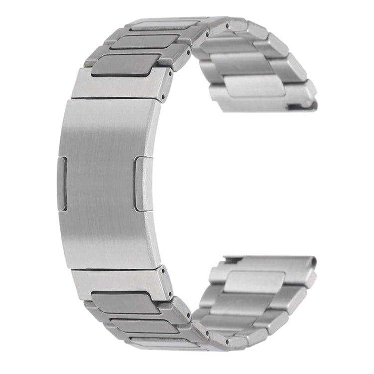 For Huaei Watch 3 Pro New H-Shaped Folding Buckle Stainless Steel Metal Watch Band(Silver) - free shipping - PMc TechLife - Order now!