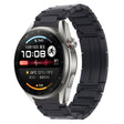 For Huaei Watch 3 Pro New H-Shaped Folding Buckle Stainless Steel Metal Watch Band(Black) - free shipping - PMc TechLife - Order now!