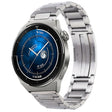 For Huawei Watch GT3 Pro 46mm / Watch GT3 46mm H-Shaped Folding Buckle Stainless Steel Metal Watch Band(Silver) - free shipping - PMc TechLife - Order now!