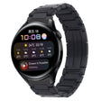 For Huawei Watch3 / Watch3 Pro H-Shaped Folding Buckle Stainless Steel Metal Watch Band(Black) - free shipping - PMc TechLife - Order now!