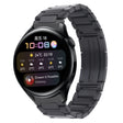 For Huawei Watch3 / Watch3 Pro H-Shaped Folding Buckle Stainless Steel Metal Watch Band(Gray) - Watch Bands by PMc TechLife | Online Shopping South Africa | PMc TechLife | Buy Now Pay Later Mobicred
