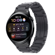 For Huawei Watch3 / Watch3 Pro H-Shaped Folding Buckle Stainless Steel Metal Watch Band(Gray)