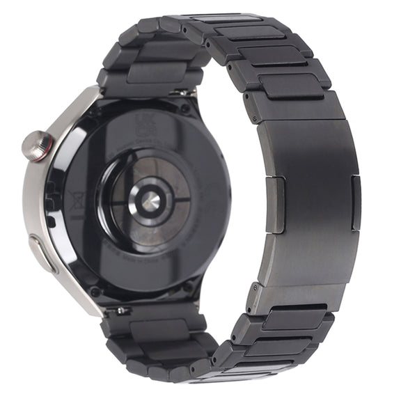For Huawei Watch GT3 SE H-Shaped Folding Buckle Stainless Steel Metal Watch Band(Gray)