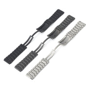 For Huawei Watch GT4 46mm H-Shaped Folding Buckle Stainless Steel Metal Watch Band(Gray)