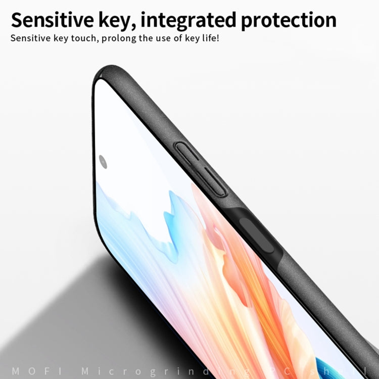 For OPPO A2 / A79 5G MOFI Fandun Series Frosted PC Ultra-thin All-inclusive Phone Case(Blue) - OPPO Cases by MOFI | Online Shopping South Africa | PMC TechLife