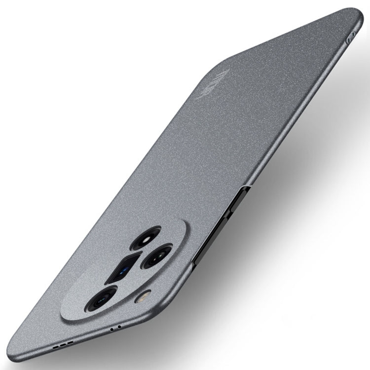 For OPPO Find X7 Ultra MOFI Fandun Series Frosted PC Ultra-thin All-inclusive Phone Case(Gray) - Find X7 Ultra Cases by MOFI | Online Shopping South Africa | PMC TechLife