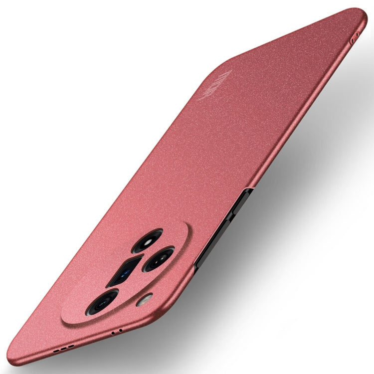 For OPPO Find X7 Ultra MOFI Fandun Series Frosted PC Ultra-thin All-inclusive Phone Case(Red) - OPPO Cases by MOFI | Online Shopping South Africa | PMC TechLife | Buy Now Pay Later Mobicred
