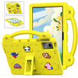 For Lenovo Tab P11 / J606F Handle Kickstand Children EVA Shockproof Tablet Case(Yellow) - Lenovo by PMC TechLife | Online Shopping South Africa | PMC TechLife | Buy Now Pay Later Mobicred
