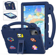 For Lenovo Tab P11 / J606F Handle Kickstand Children EVA Shockproof Tablet Case(Navy Blue) - Lenovo by PMC TechLife | Online Shopping South Africa | PMC TechLife | Buy Now Pay Later Mobicred