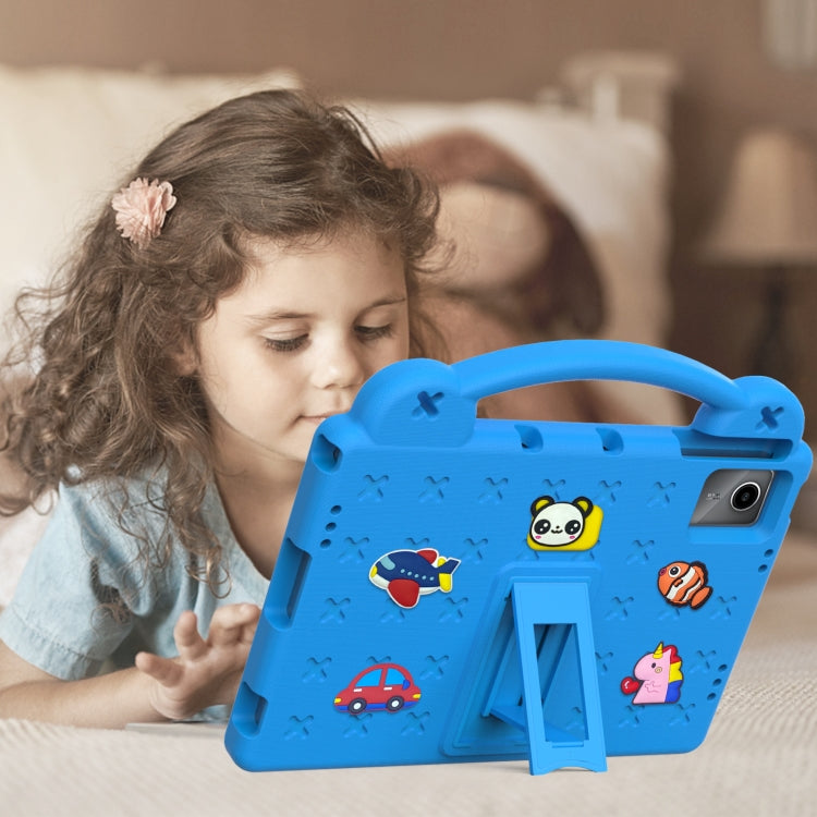 For Lenovo P11 Plus J607F / Xiaoxin Pad 11 Handle Kickstand Children EVA Shockproof Tablet Case(Sky Blue) - Lenovo by PMC TechLife | Online Shopping South Africa | PMC TechLife | Buy Now Pay Later Mobicred