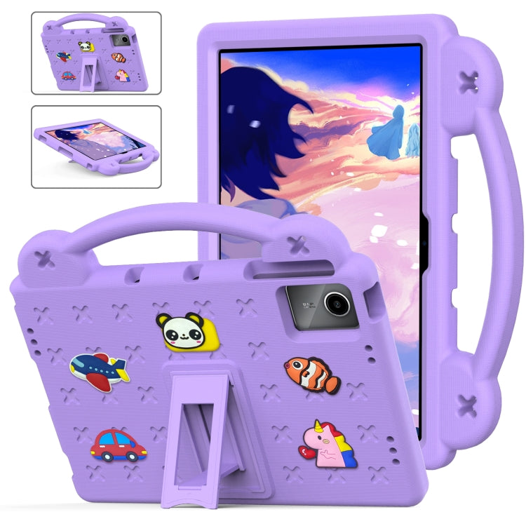 For Lenovo P11 Plus J607F / Xiaoxin Pad 11 Handle Kickstand Children EVA Shockproof Tablet Case(Light Purple) - Lenovo by PMC TechLife | Online Shopping South Africa | PMC TechLife | Buy Now Pay Later Mobicred